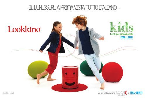 Look-made in Italia e Ital-Lenti creano per il mercato italiano un programma dedicato ai bambini.