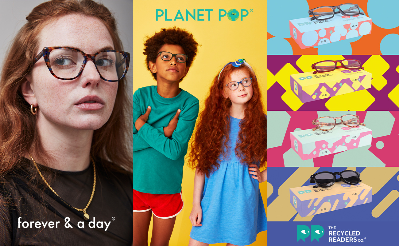 Red Eyewear presenta le nuove collezioni di Planet Pop, Forever & a Day e The Recycled Readers Co